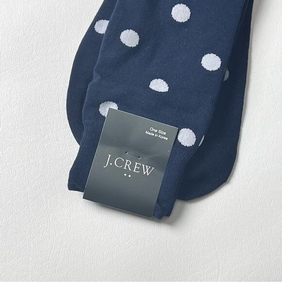 J.Crew Polka Dot Dress Style Trouser Socks One Size NWT - Picture 4 of 9